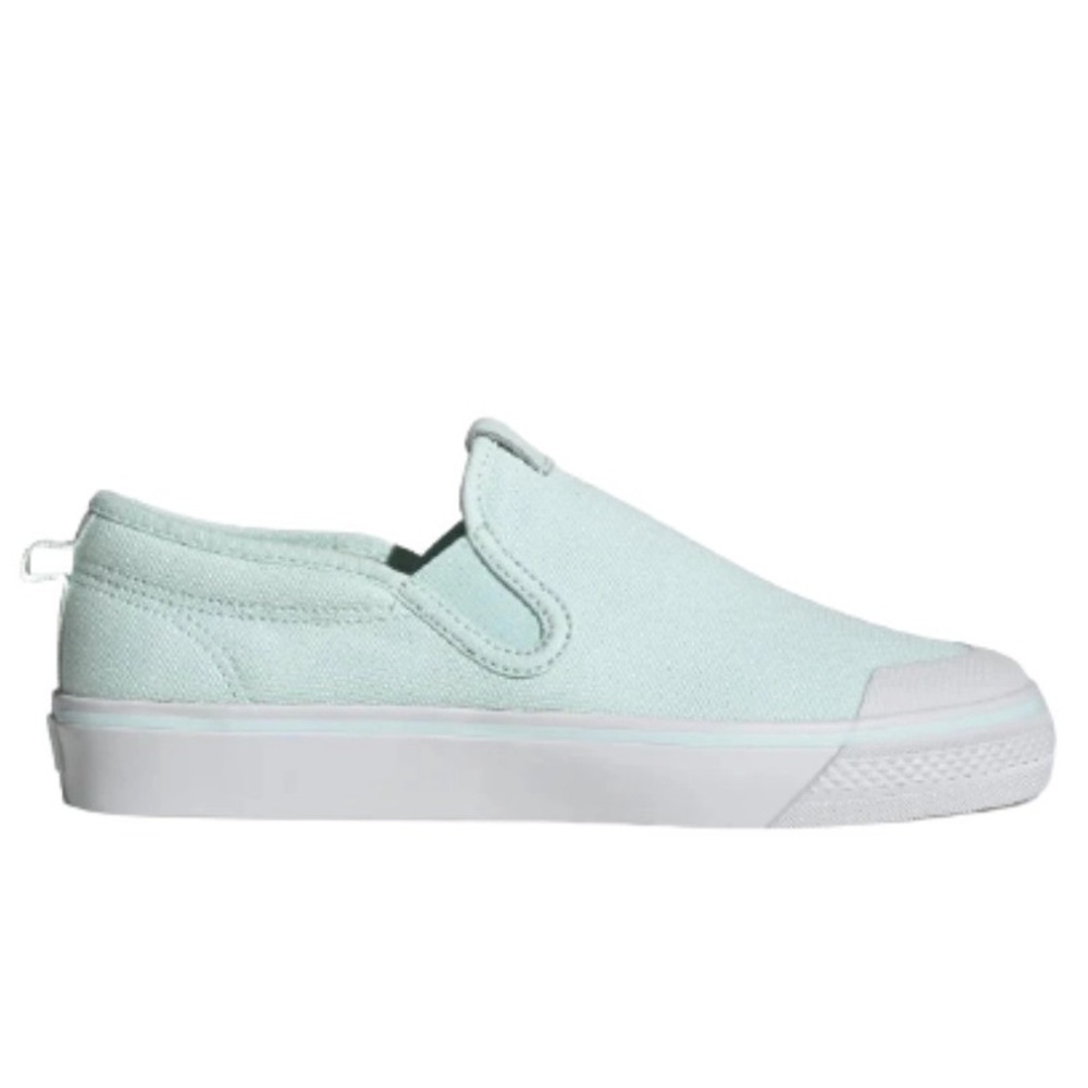 adidas Women Shoes Size 7.5 EE4868 Nizza Slip On Sneakers Ice Mint‎